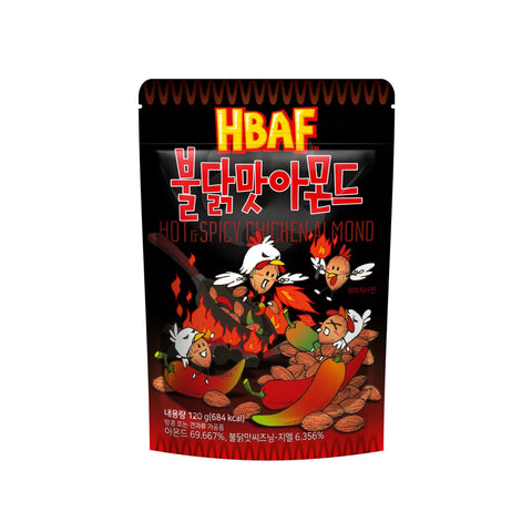 Hbaf Mandel mit Hühnchengeschmack Hot & Spicy 120 g