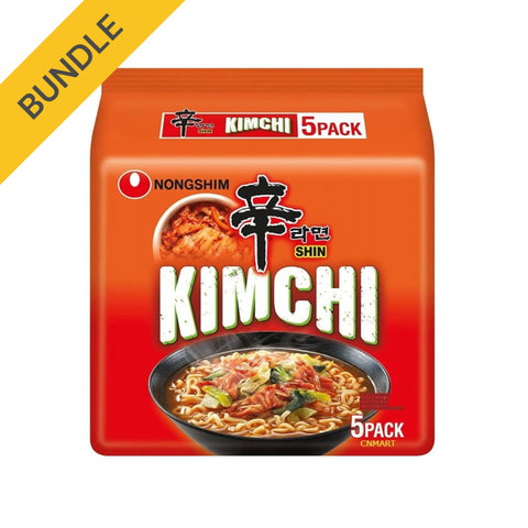 Nongshim instant noodles Shin Kimchi 5 x 120 g