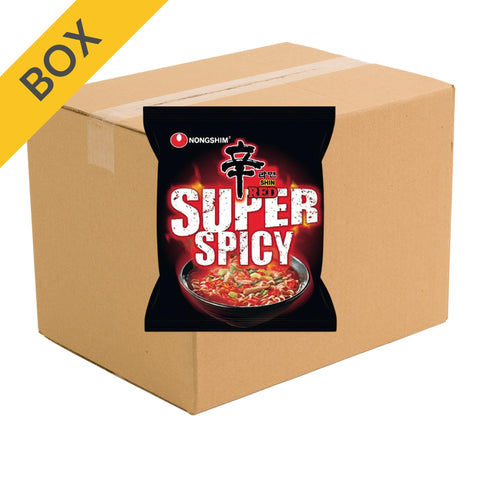 Nongshim Instant Noodles Shin Red Super Spicy 20 x 120 g