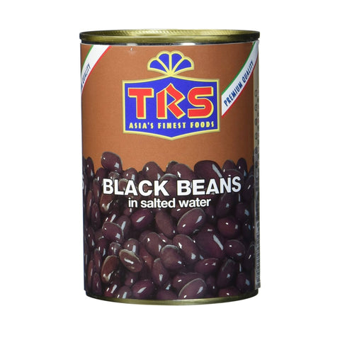 TRS Cooked Black Beans Can 400 g